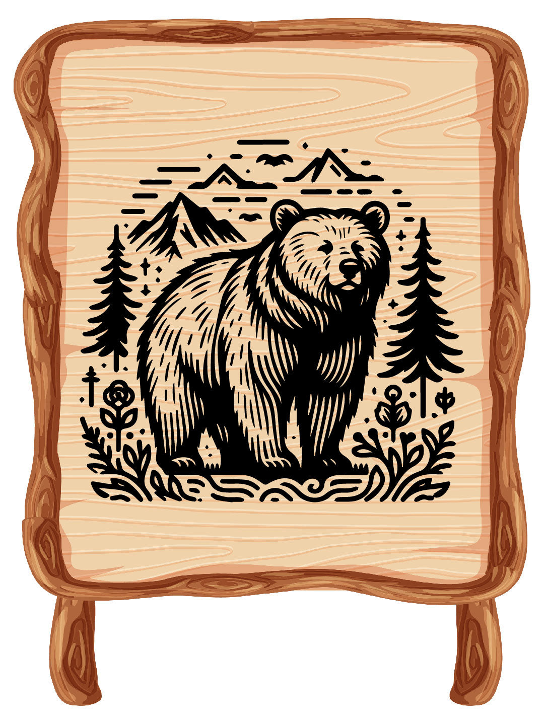 Bear vector SVG