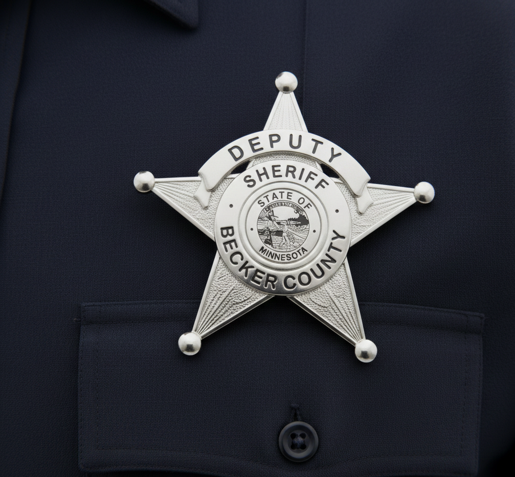 Becker County Deputy Sheriff Badge SVG
Minnesota Law Enforcement Star Vector
Becker County Police Emblem Design
Deputy Sheriff Badge for Engraving
Minnesota State Seal Logo CNC File