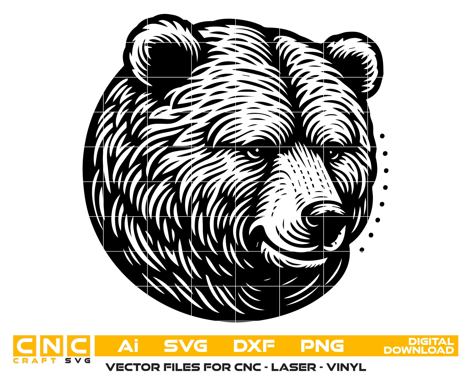 Bear Line Art