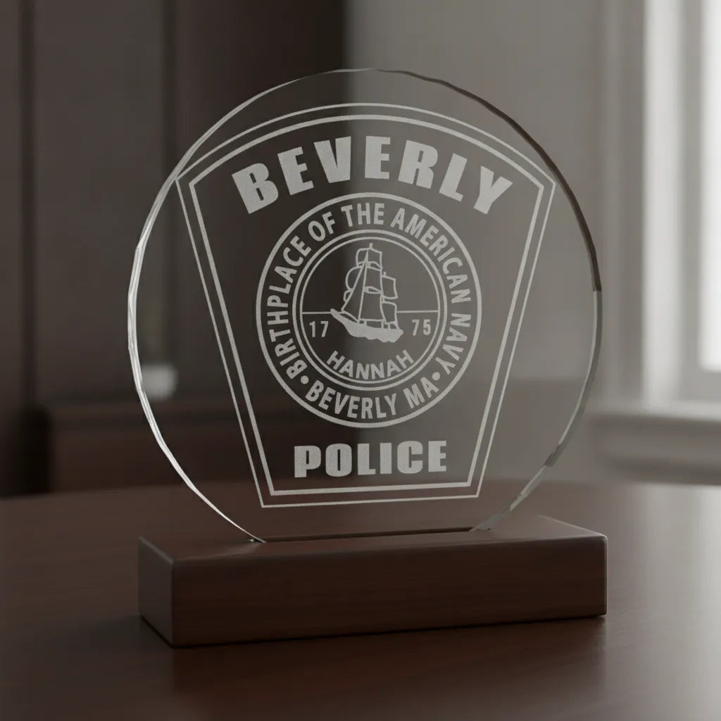 Beverly MA Police Department Patch SVG
Massachusetts Law Enforcement Patch Vector
Birthplace of the American Navy Engraving
Historic Ship Hannah Patch Sign CNC File
Police Patch Vector for Laser Engraving