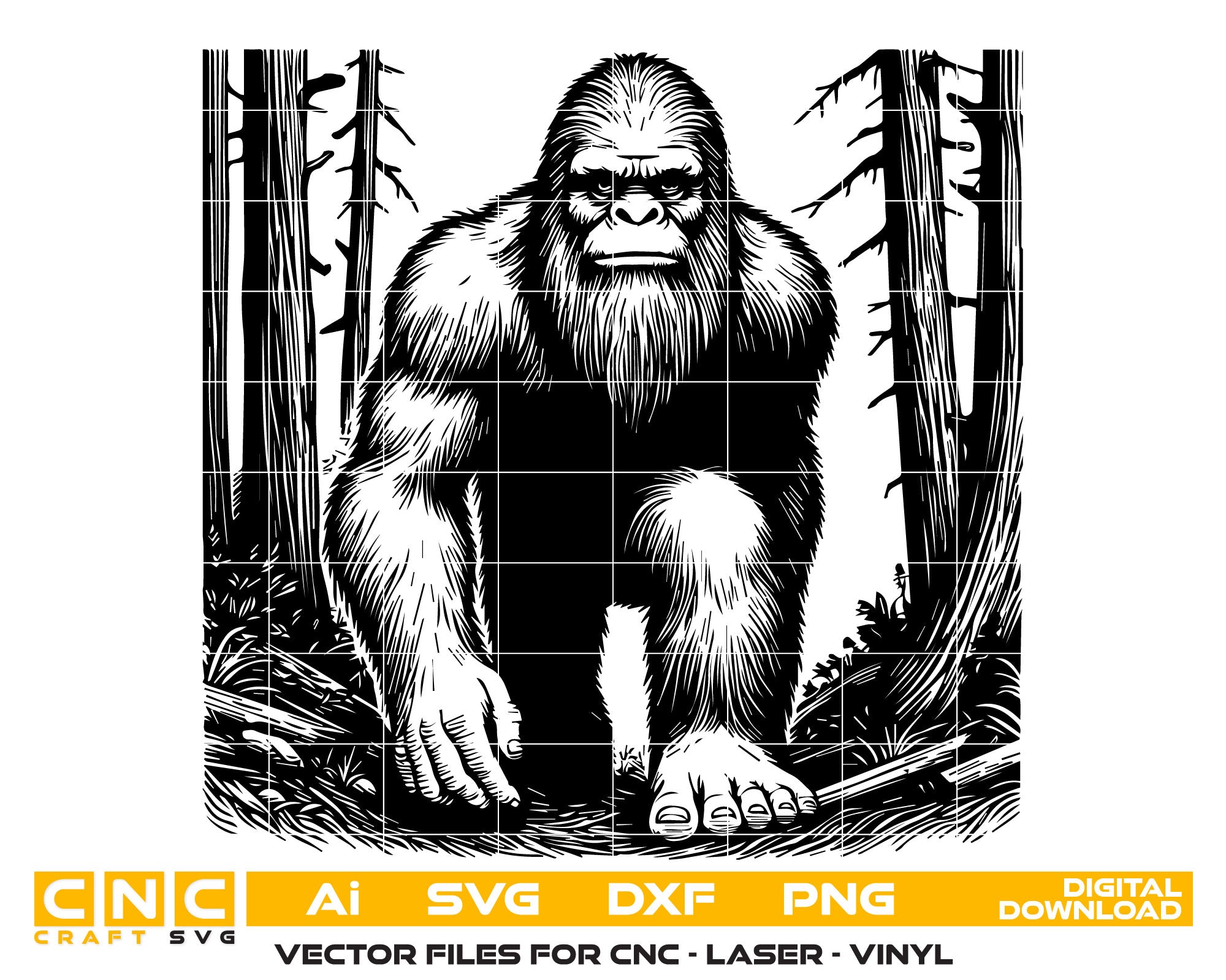 Bigfoot Vector SVG