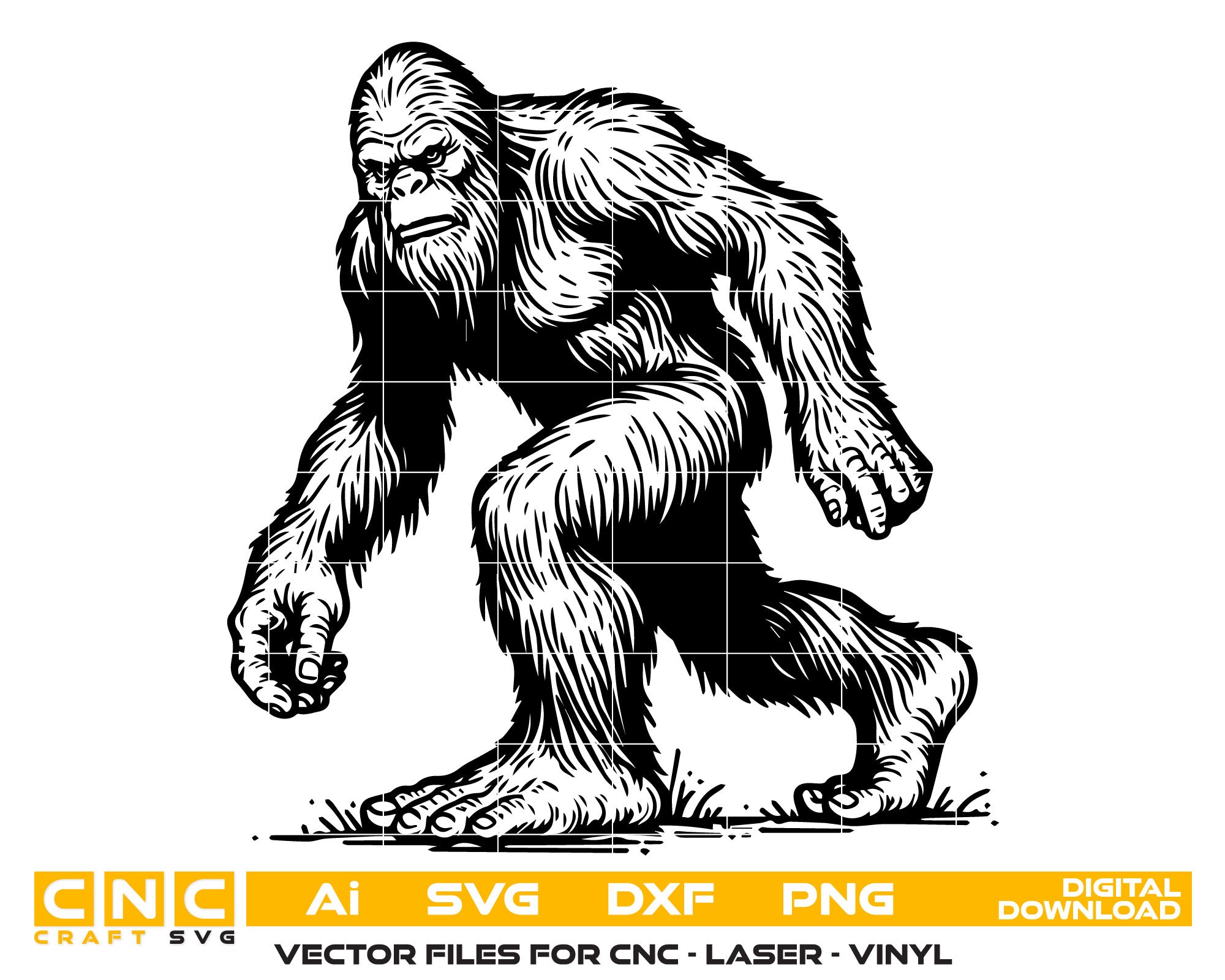 Bigfoot Vector SVG