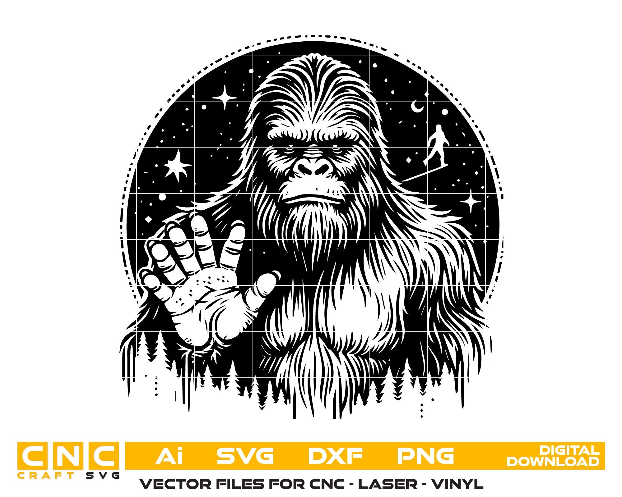 Bigfoot Vector SVG