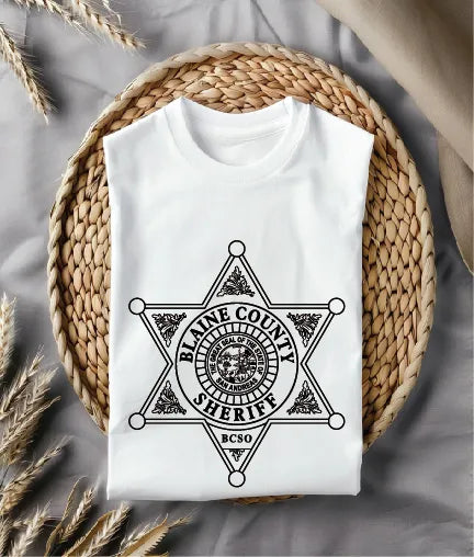 Blaine County Sheriff Office Badge SVG Law Enforcement Vector