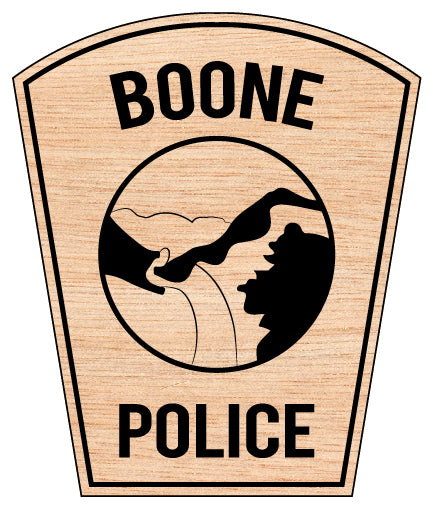 Boone Police Department Patch SVG Law Enforcement Vector