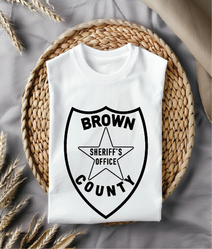 Brown County Sheriff Patch SVG Illinois Law Enforcement Vector