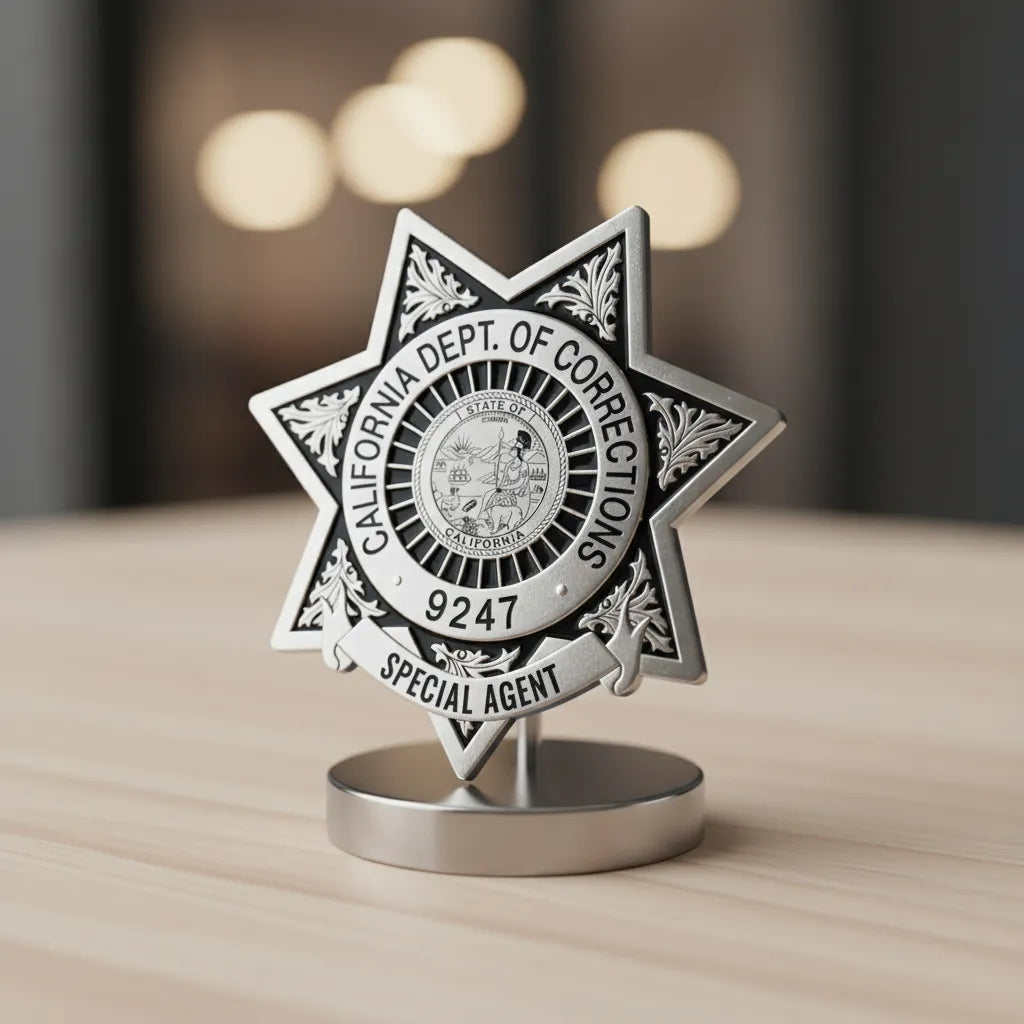California Dept of Corrections Special Agent Badge SVG
CA Law Enforcement Seven Pointed Star Vector Design
State of California Seal Engraving File
CDCR Special Agent Badge Sign CNC File
Corrections Officer Badge Vector for Lasers