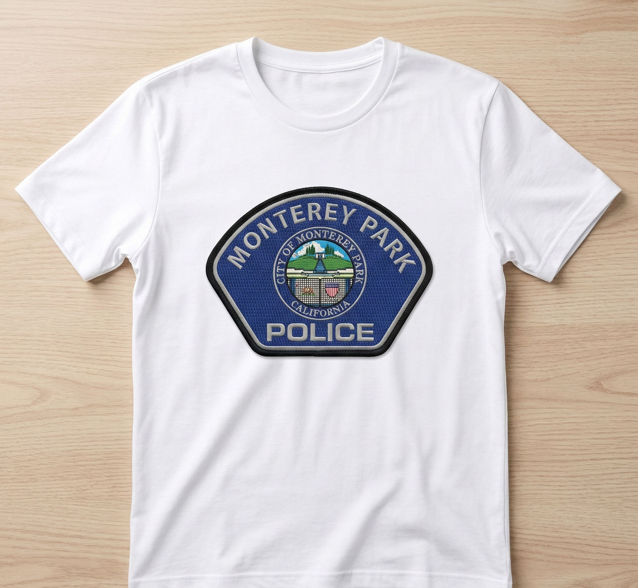 Monterey Park Police Patch SVG
California Law Enforcement Vector
City of Monterey Park Seal Emblem
Police Patch Engraving File
Monterey Park Sign CNC File