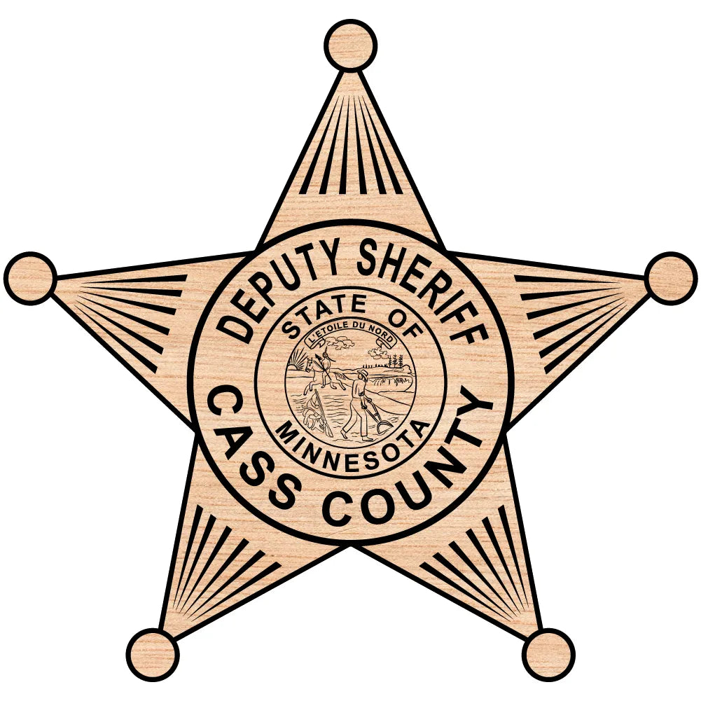 Cass County Deputy Sheriff Badge SVG Minnesota Law Enforcement Vector