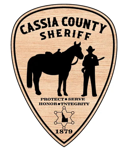 Cassia County Sheriff Patch SVG Idaho Law Enforcement Vector