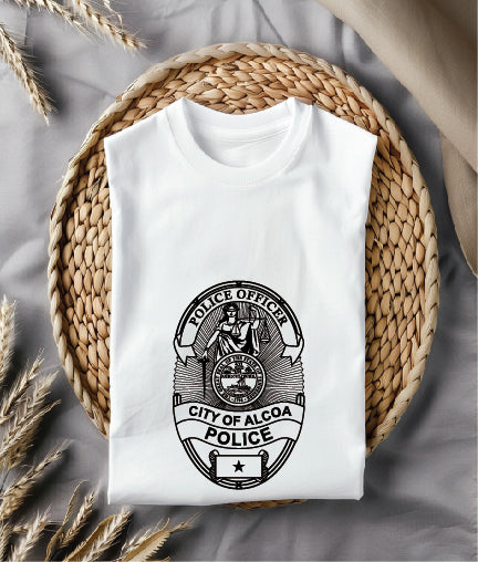 City of Alcoa Police Officer Badge SVG Tennessee Law Enforcement Vector