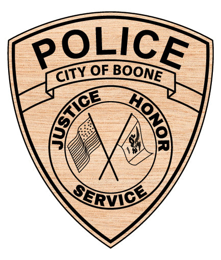 City of Boone Police Department Patch SVG Iowa Law Enforcement Vector