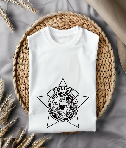 City of Chicago Police Department Badge SVG Illinois Law Enforcement Vector