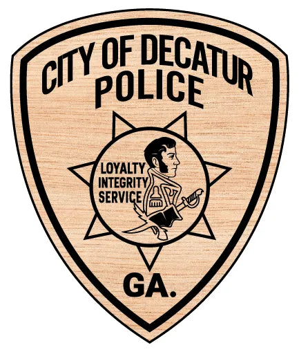 City of Decatur Police Shoulder Patch Georgia SVG Law Enforcement Vector