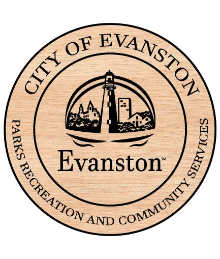 City of Evanston Parks RACS Logo Illinois SVG City Vector