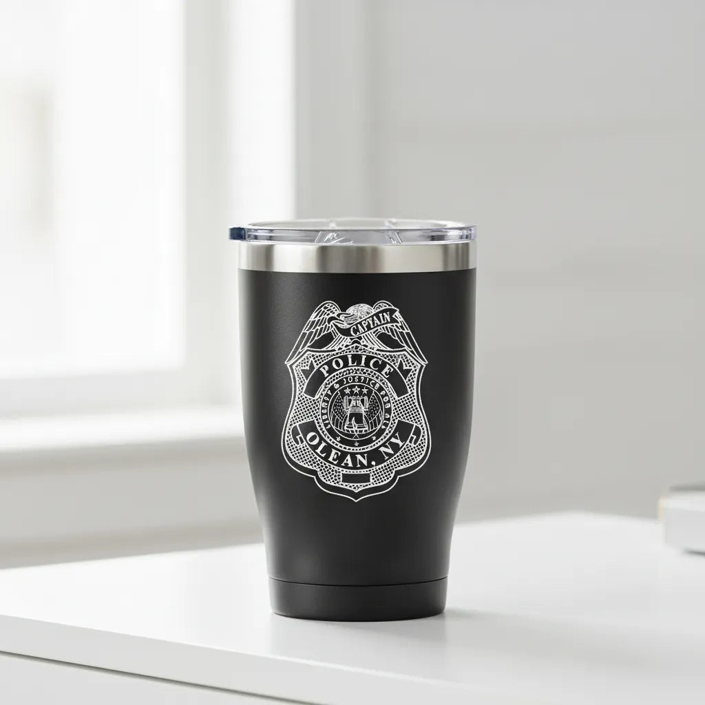 City of Olean Police Captain Badge SVG
New York Law Enforcement Vector Design
Liberty Bell Police Badge Engraving File
Olean NY Police Sign CNC File
Eagle Shield Badge Vector for Lasers