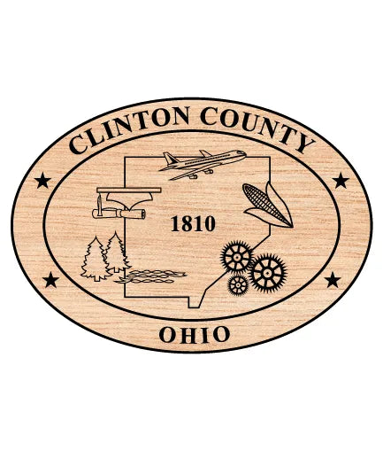 Clinton County Flag Ohio SVG Ohio Vector