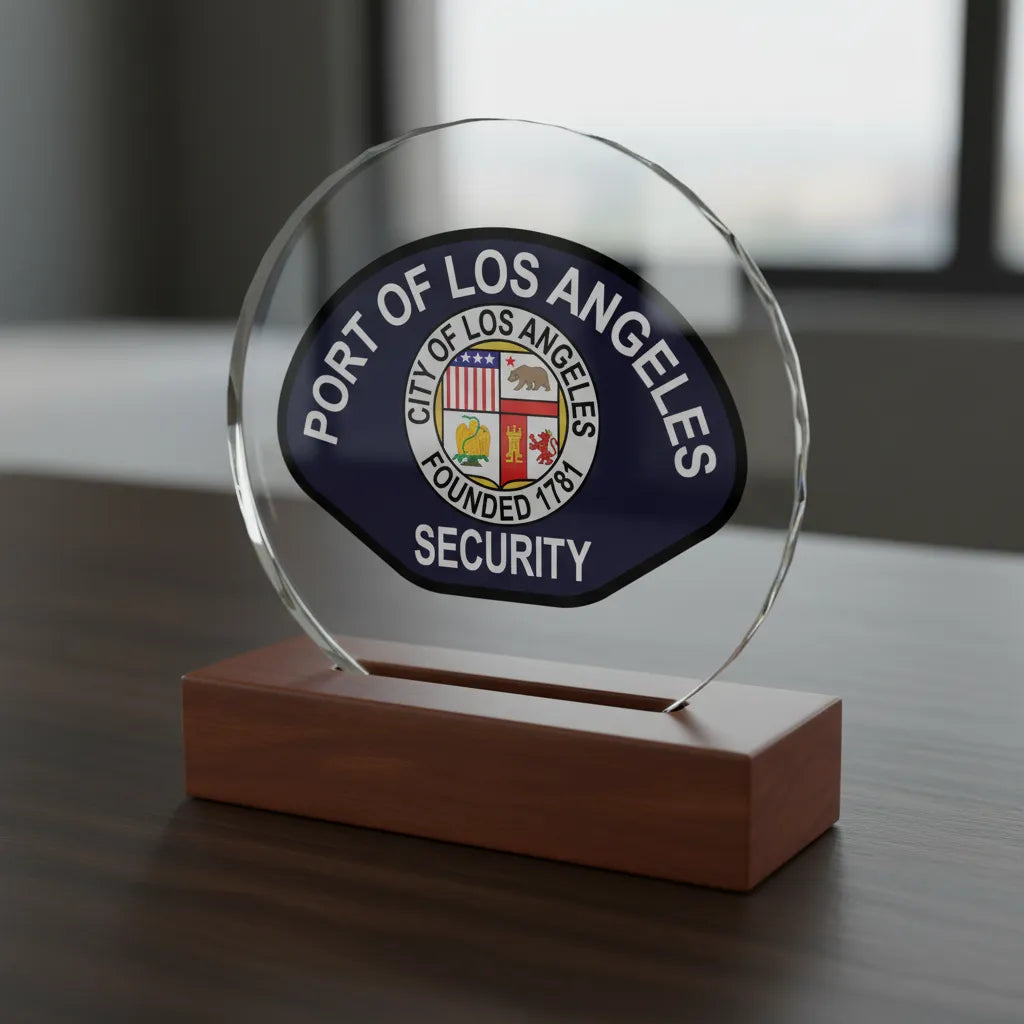 Color Port of Los Angeles Security Patch SVG
California Port Authority Vector Design
City of Los Angeles Seal Sublimation File
Port Security Sign CNC Vector
Full Color Security Patch Vector for Vinyl Cutting