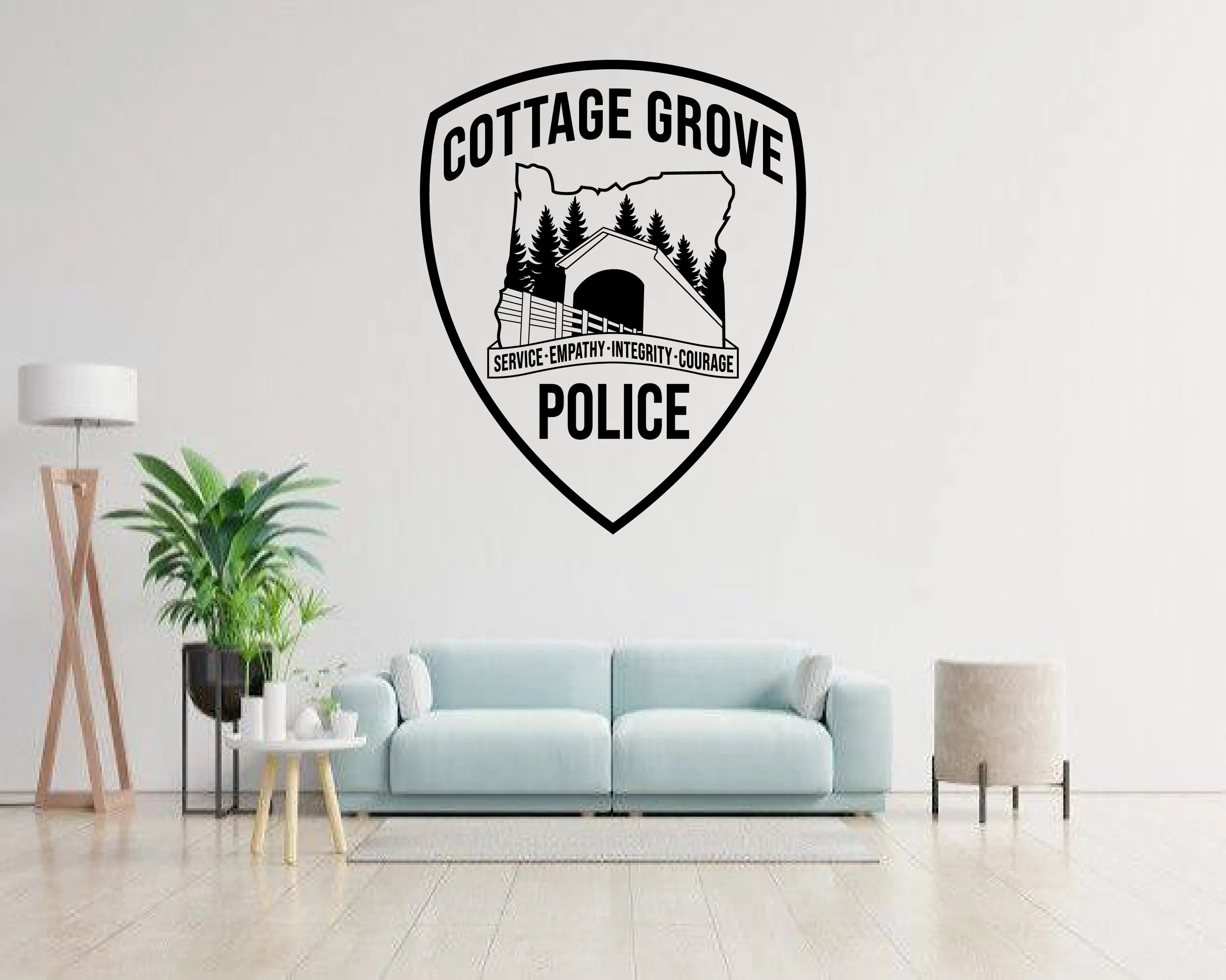 Cottage Grove Police Department Patch SVG Oregon Law Enforcement Vector