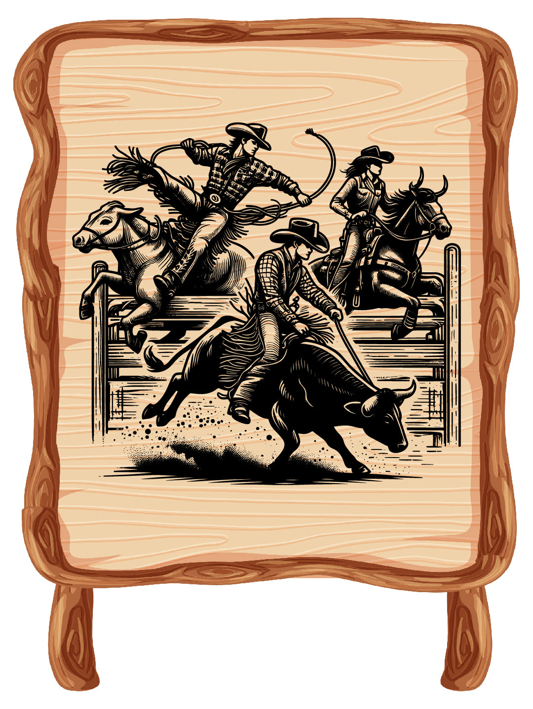 Cowboy Logo Vector Design