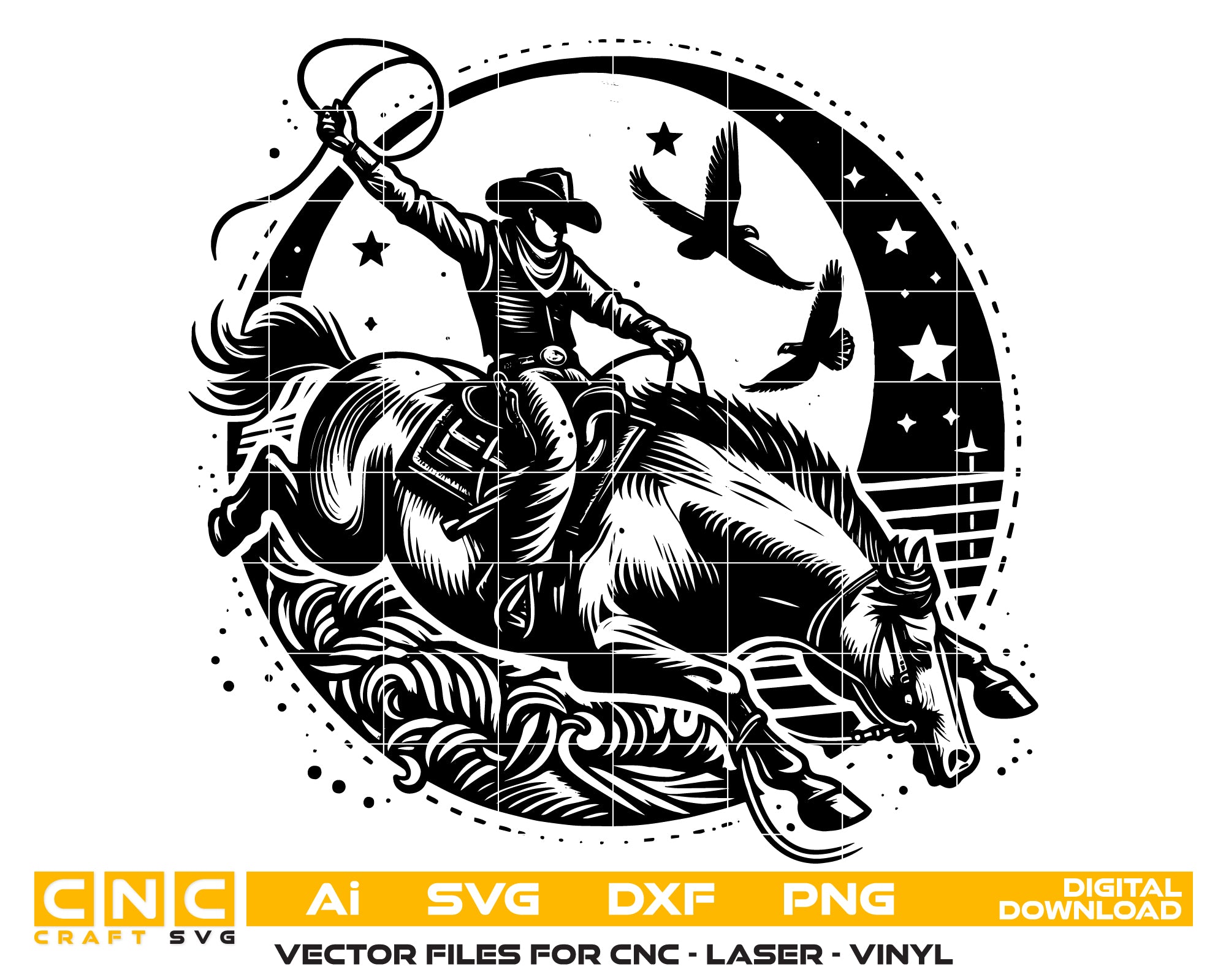 Cowboy Vector Design File