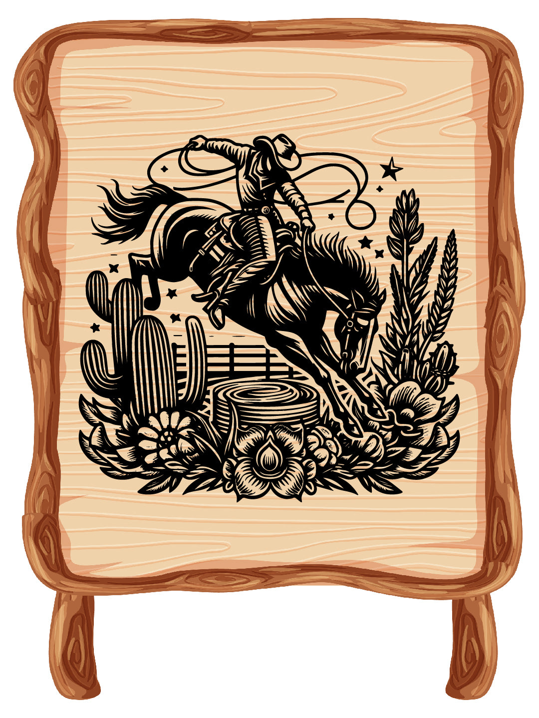 Cowboy Silhouette Vector File