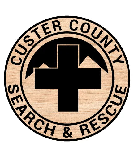 Custer County Search & Rescue Logo SVG Search and Rescue Emblem Vector