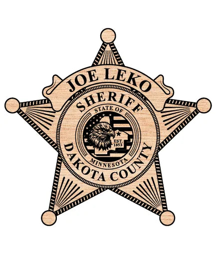 Dakota County Sheriff Joe Leko Badge Minnesota SVG Law Enforcement Vector