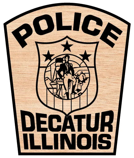 Decatur Police Department Patch Illinois SVG Law Enforcement Vector