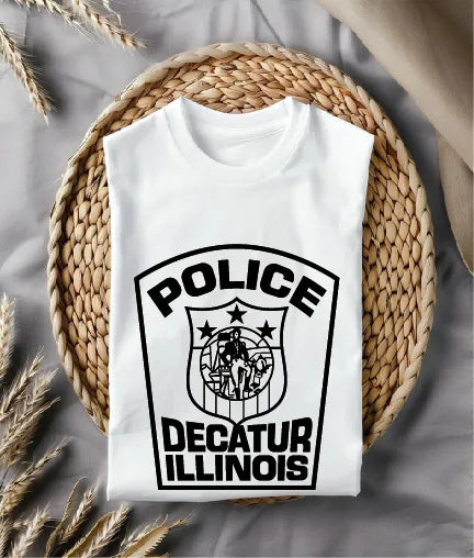 Decatur Police Department Patch Illinois SVG Law Enforcement Vector
