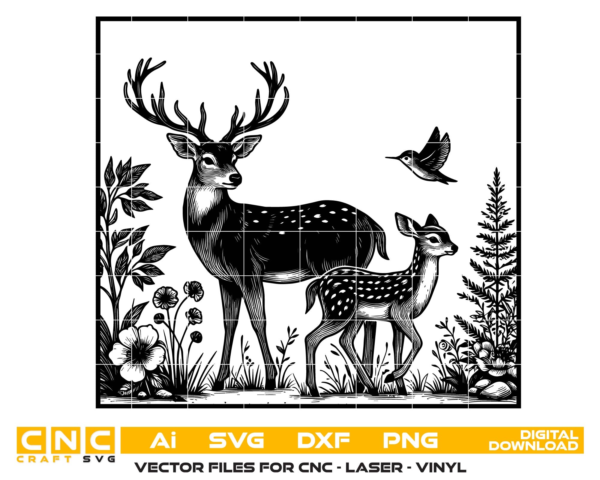 Deer SVG – Digital Download