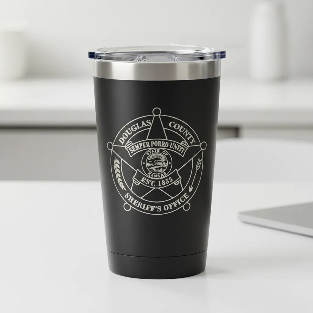 Douglas County Sheriff Badge SVG
Kansas Law Enforcement Vector Design
Semper Porro Uniti Badge Engraving File
Douglas County KS Sign CNC File
Kansas State Seal Star Badge Vector for Lasers