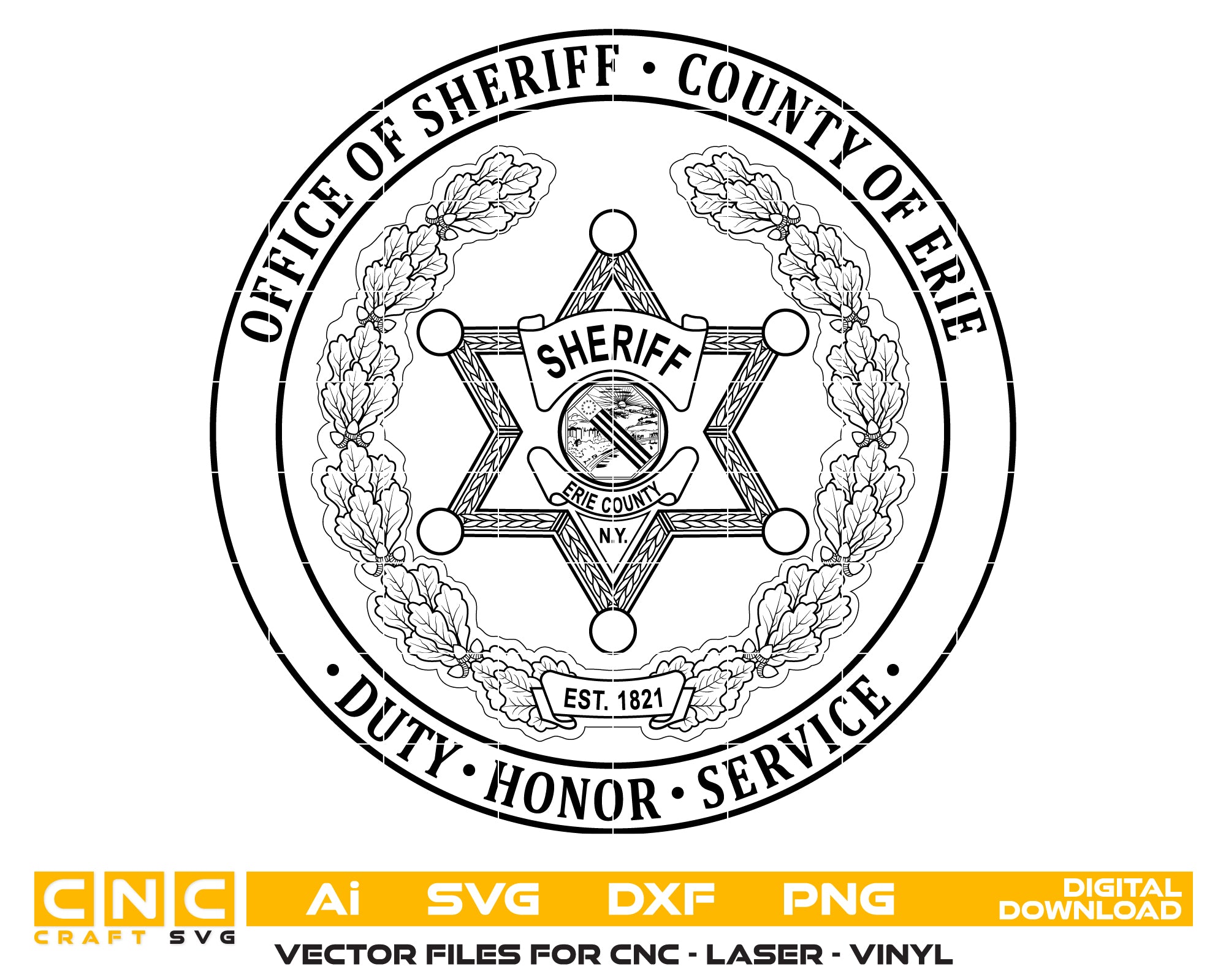 Erie County Sheriff’s Office Logo SVG
Erie County Sheriff Logo Vector
Law Enforcement Logo Erie County
Sheriff Office Logo SVG
Erie County Sheriff Emblem
