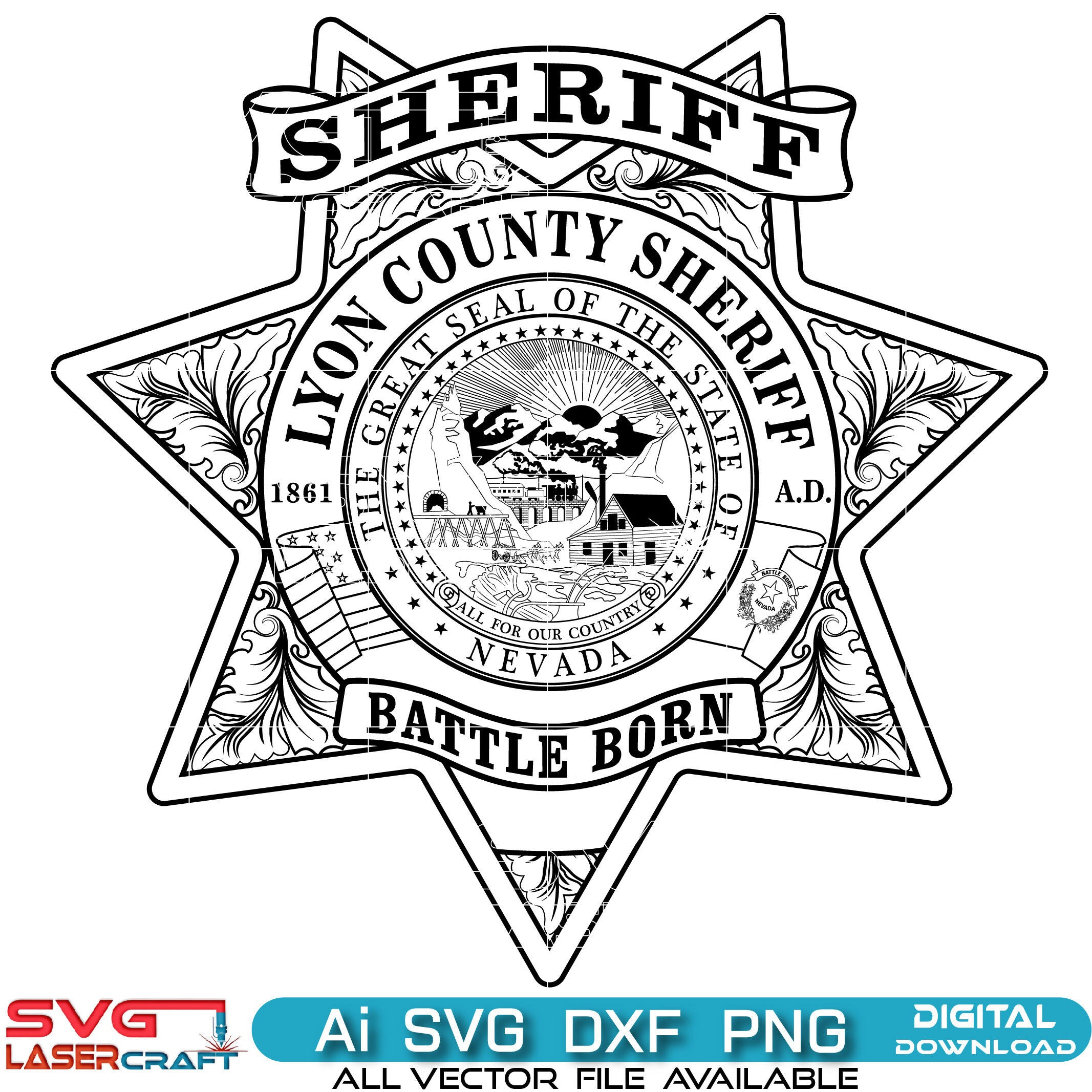 Lyon County Sheriff's Officer ad nevada battle born