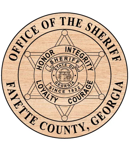 Fayette County Office of The Sheriff Badge SVG Georgia Law Enforcement Vector
