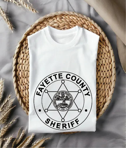 Fayette County Sheriff Badge Tennessee SVG Law Enforcement Vector