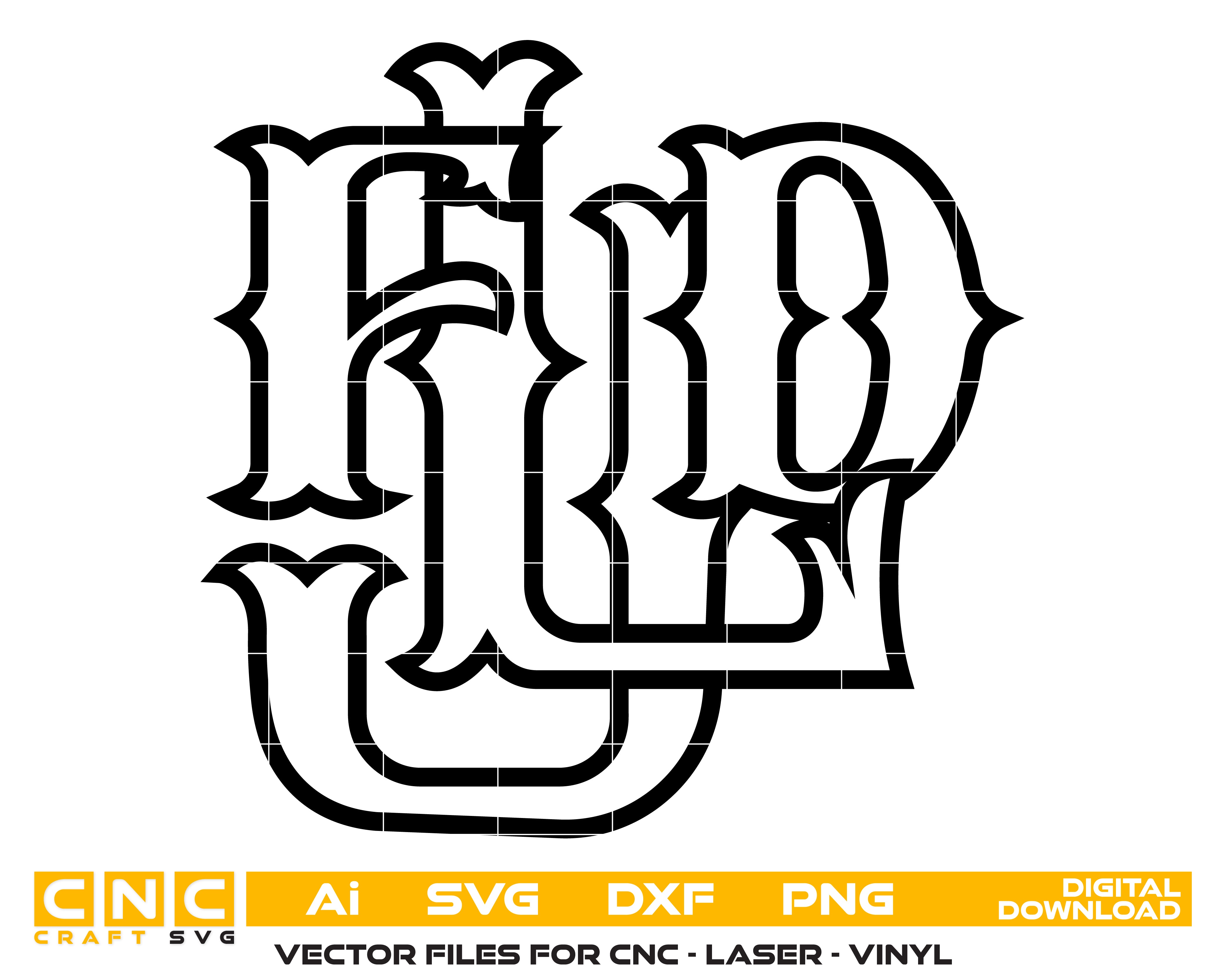 FLJD Monogram Logo SVG
Interlocking Letter Vector Design
Custom Ornate Lettering Emblem
Wedding Decor Engraving File
Initial Sign CNC Router File