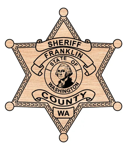 Franklin County Sheriff's Office Badge Washington SVG Police Vector