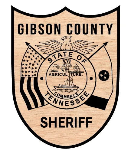 Gibson County Sheriff's Office Patch Tennessee SVG Sheriff Vector