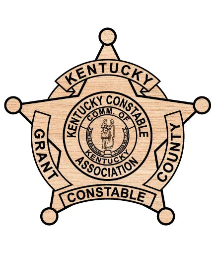Grant County Constable Badge Kentucky SVG Law Enforcement Vector