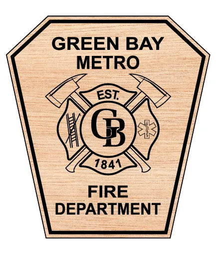 Green Bay Metro Fire Department Patch Wisconsin SVG Firefighter Vector