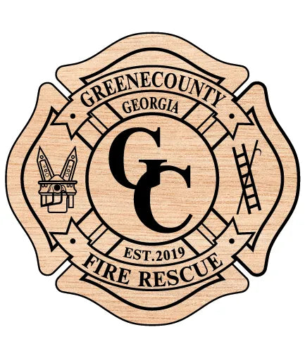Greene County Fire Rescue Badge Georgia SVG Fire Rescue Vector