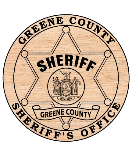 Greene County Sheriff's Office Badge New York SVG Law Enforcement Vector