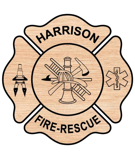 Harrison Fire Rescue Badge SVG Fire Rescue Vector