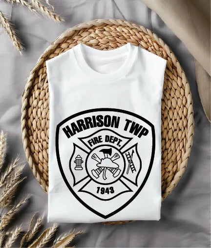 Harrison Township Fire Department Patch SVG Fire Rescue Vector