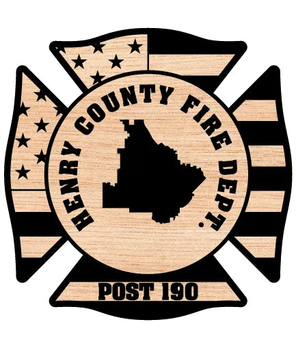 Henry County Fire Dept Explorer Post 190 Patch SVG Fire Rescue Vector