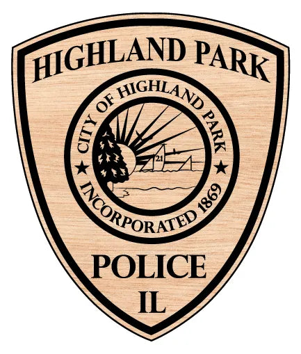 Highland Park Police Department Patch Illinois SVG Police Vector
