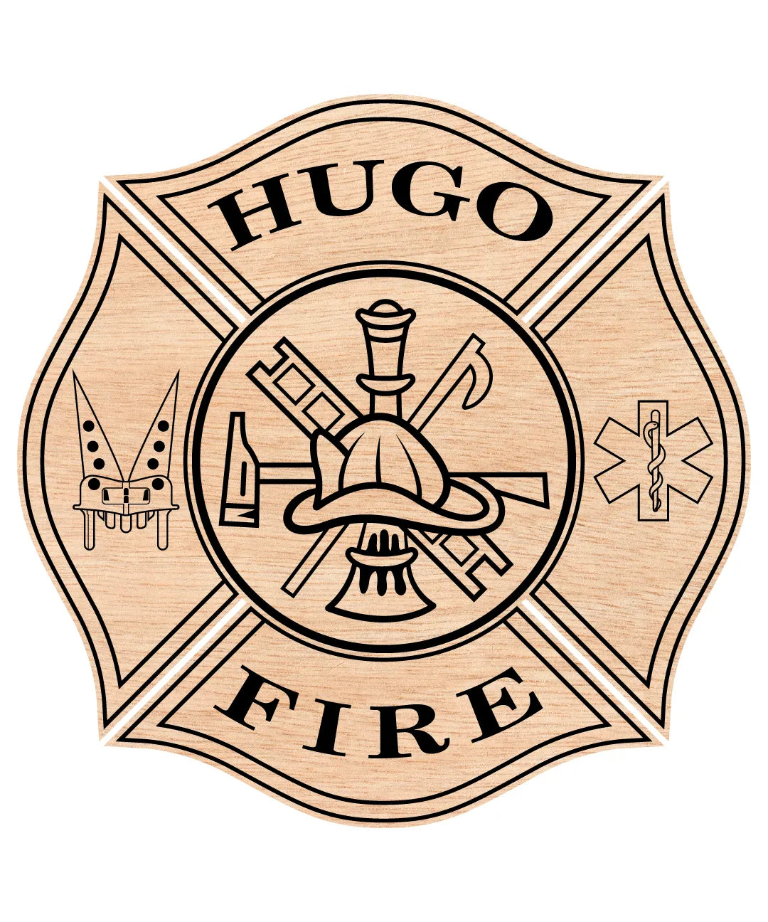 Hugo Fire Department Patch SVG Minnesota Firefighter Vector