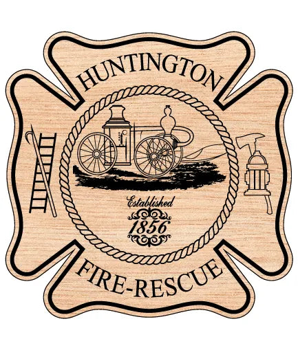 Huntington Fire-Rescue Badge Indiana SVG Fire Rescue Vector