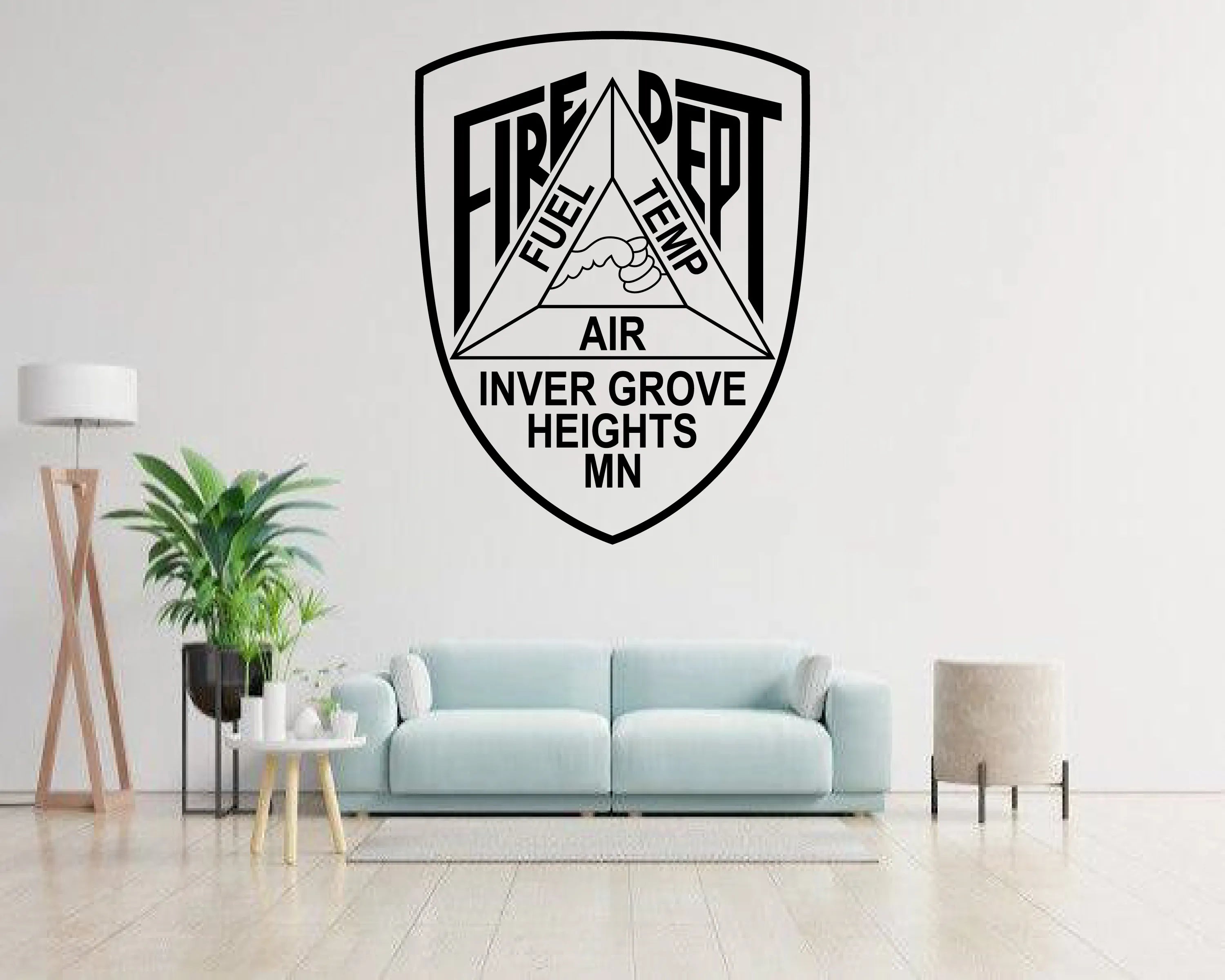 Inver Grove Heights Fire Department Logo SVG Minnesota Firefighter Vector